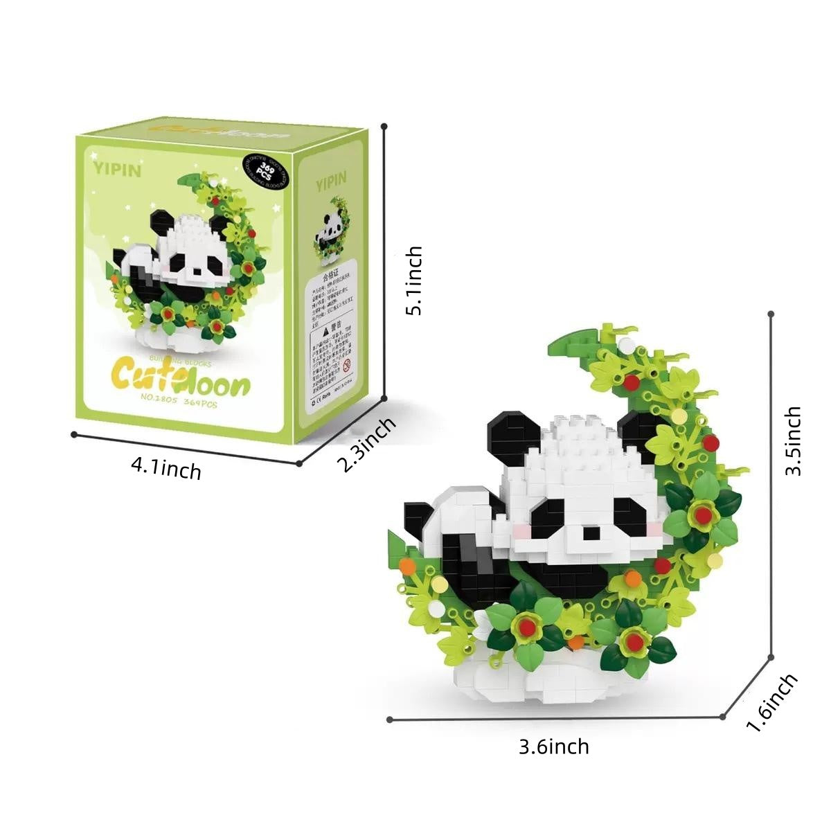 Panda Brick Toy