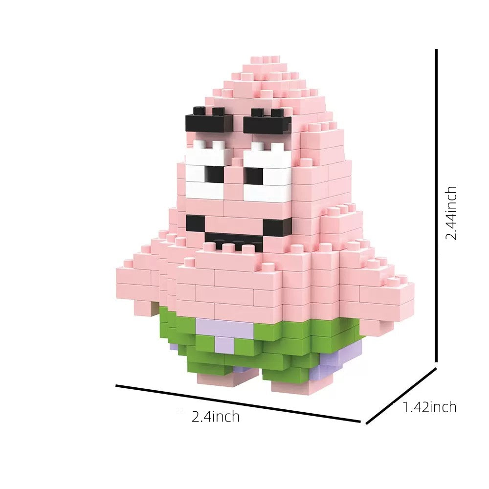 Cartoon Square Brick Toy