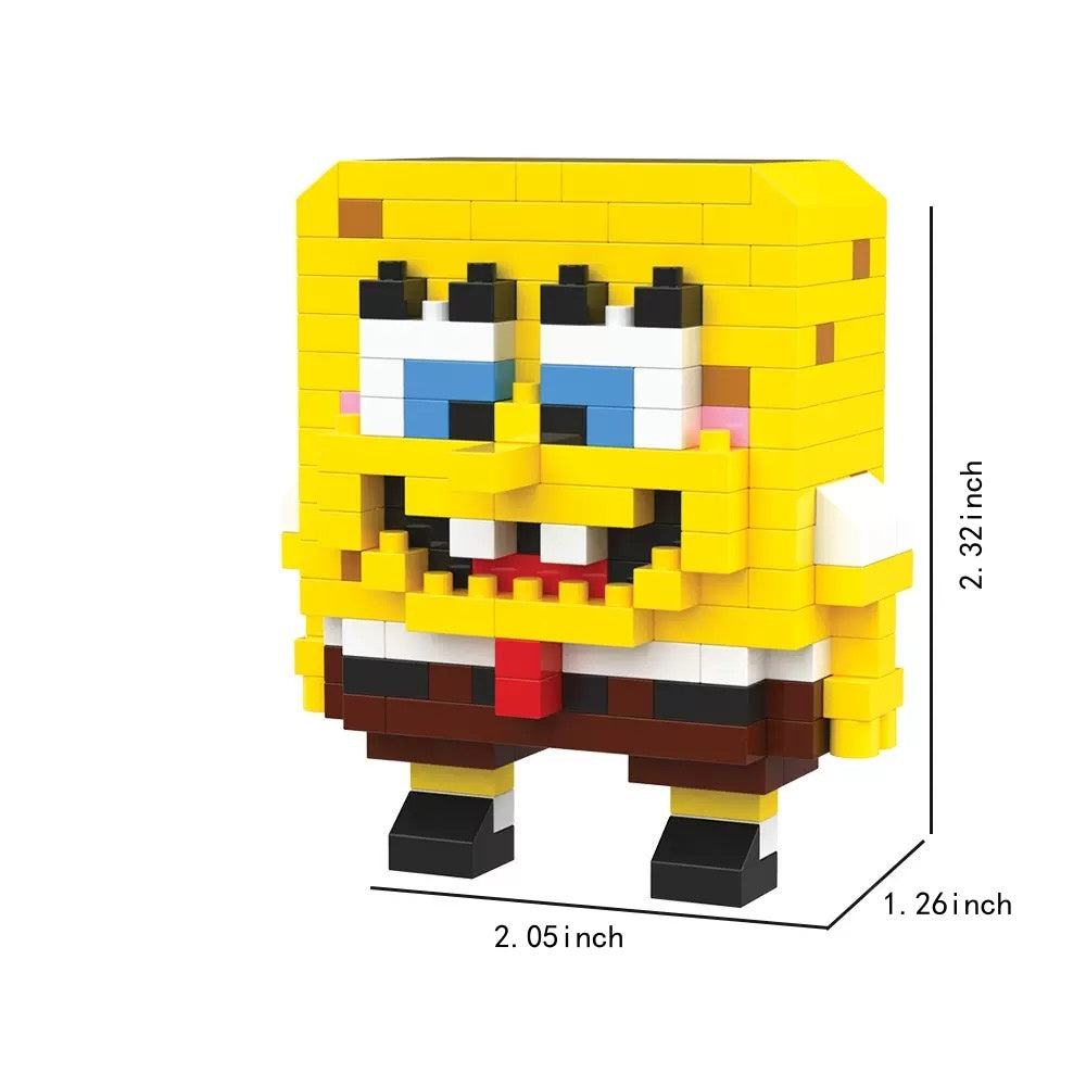 Cartoon Square Brick Toy