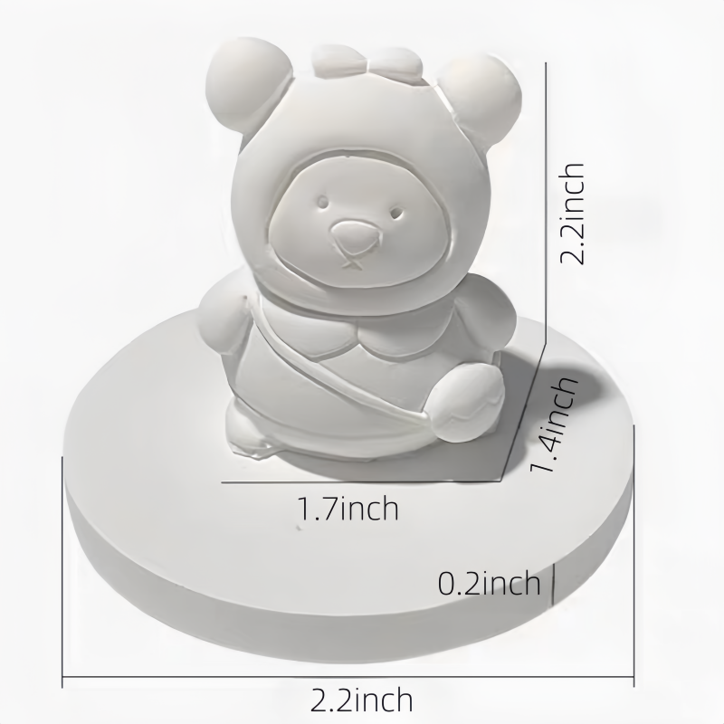 Backpack Bear Plaster Doll
