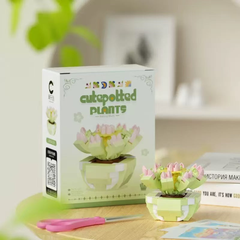 Succulent Plant Building Blocks Toy