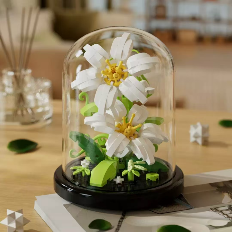 Floral Building Blocks Decoration Set