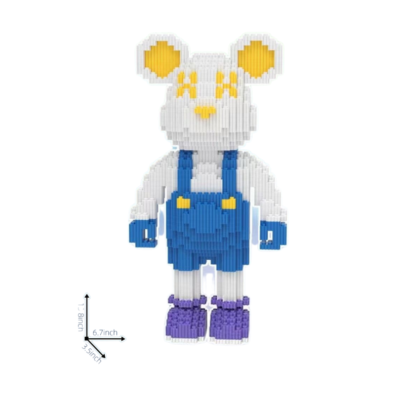 Violent Bear Building Blocks Toy