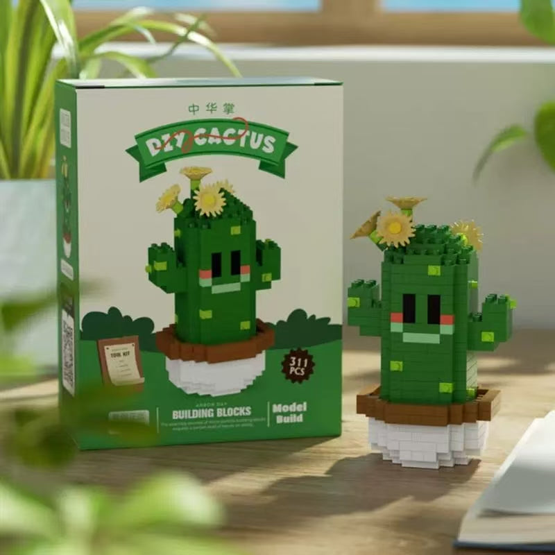 Cactus Building Blocks Toy