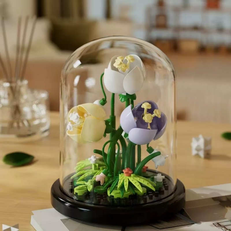 Floral Building Blocks Decoration Set