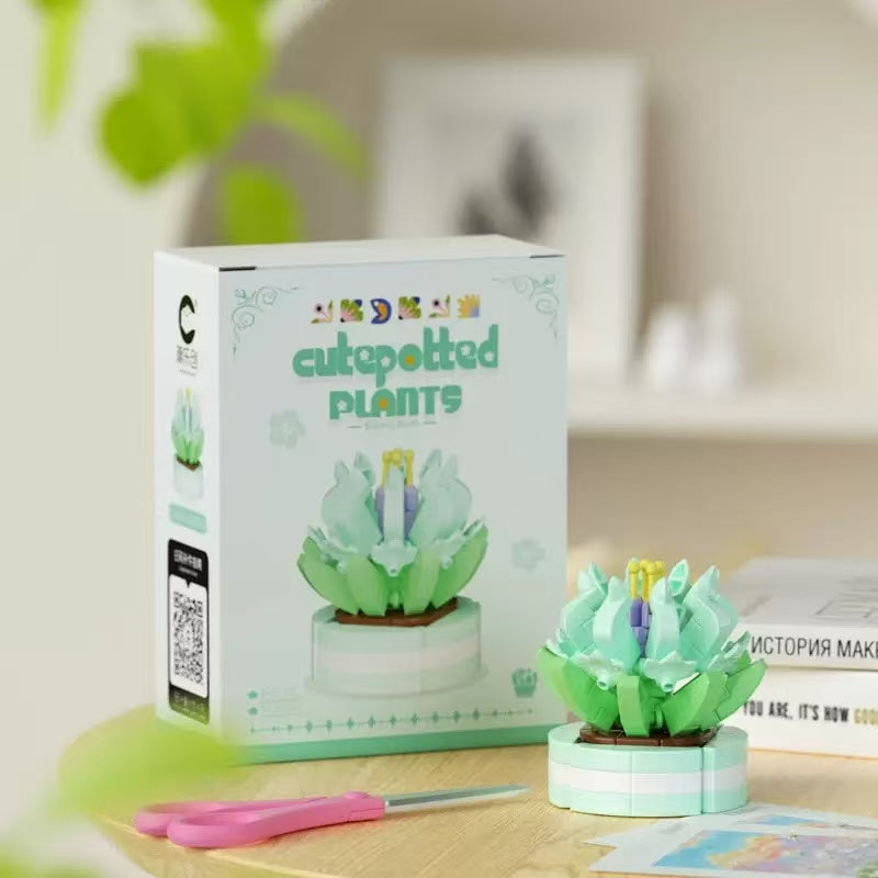 Succulent Plant Building Blocks Toy