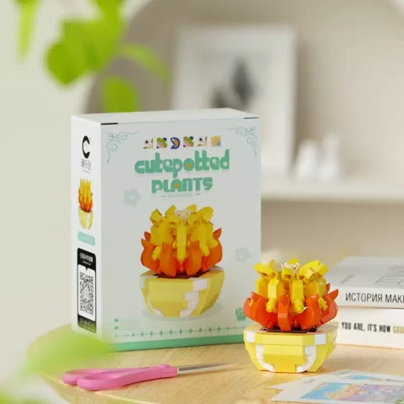 Succulent Plant Building Blocks Toy