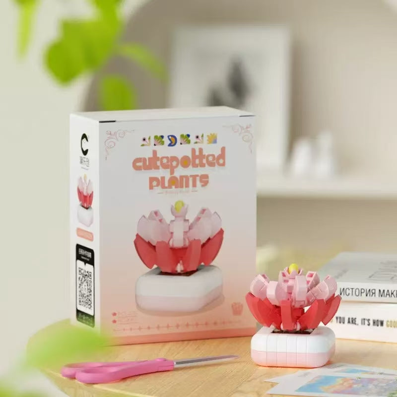 Succulent Plant Building Blocks Toy