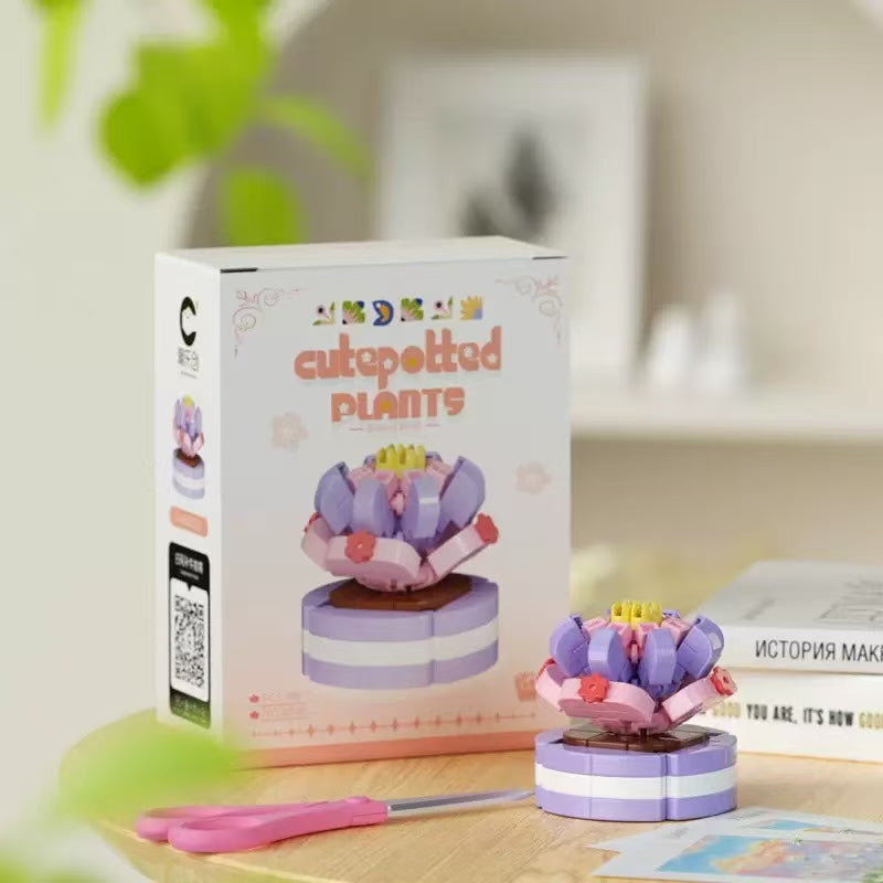 Succulent Plant Building Blocks Toy