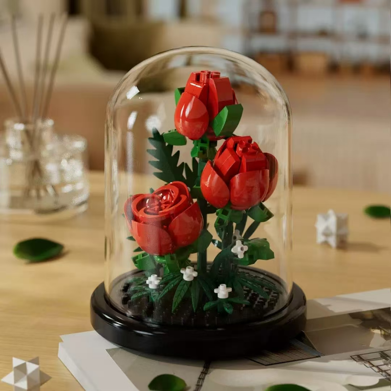 Floral Building Blocks Decoration Set