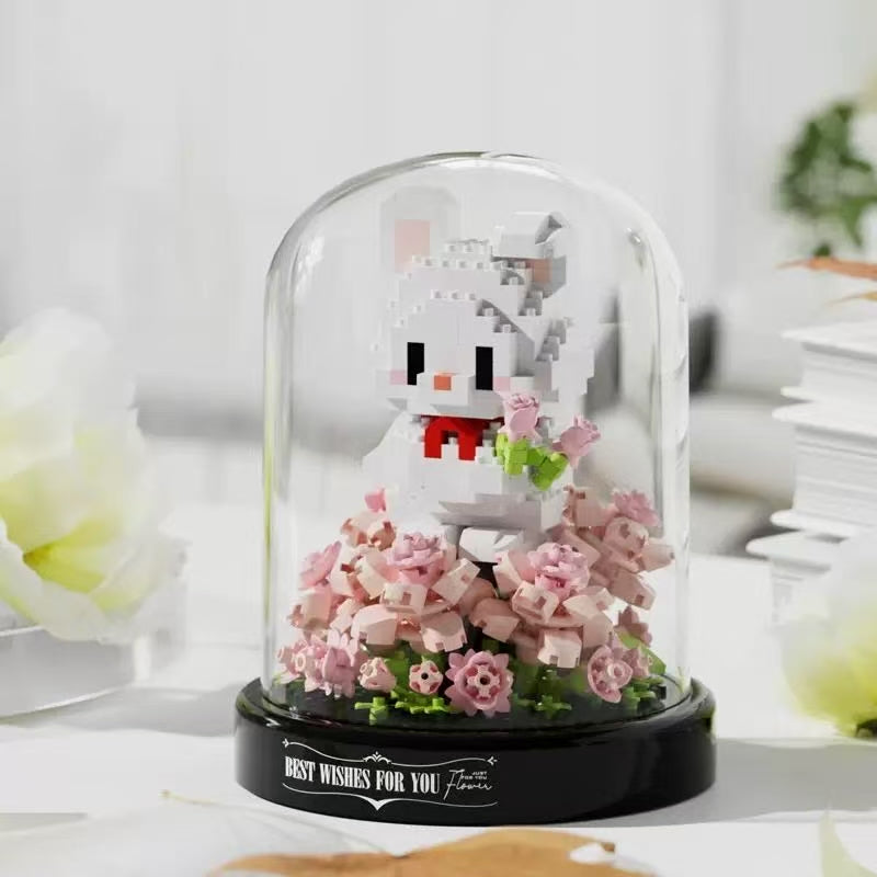 Doll Flower Building Blocks Toy
