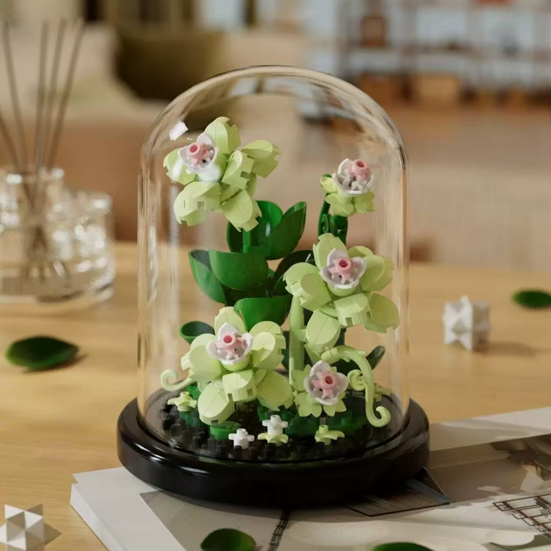 Floral Building Blocks Decoration Set