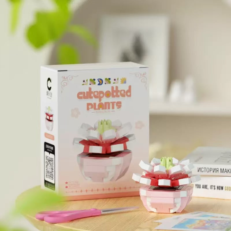 Succulent Plant Building Blocks Toy