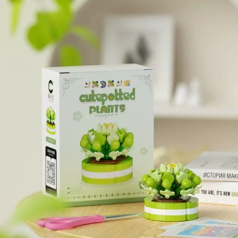 Succulent Plant Building Blocks Toy