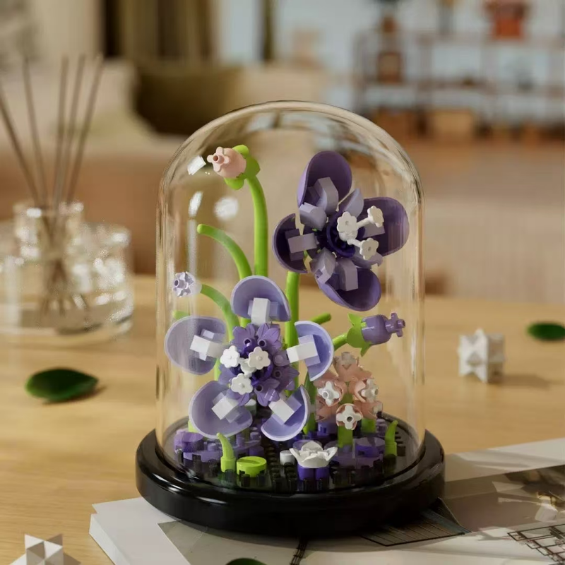 Floral Building Blocks Decoration Set