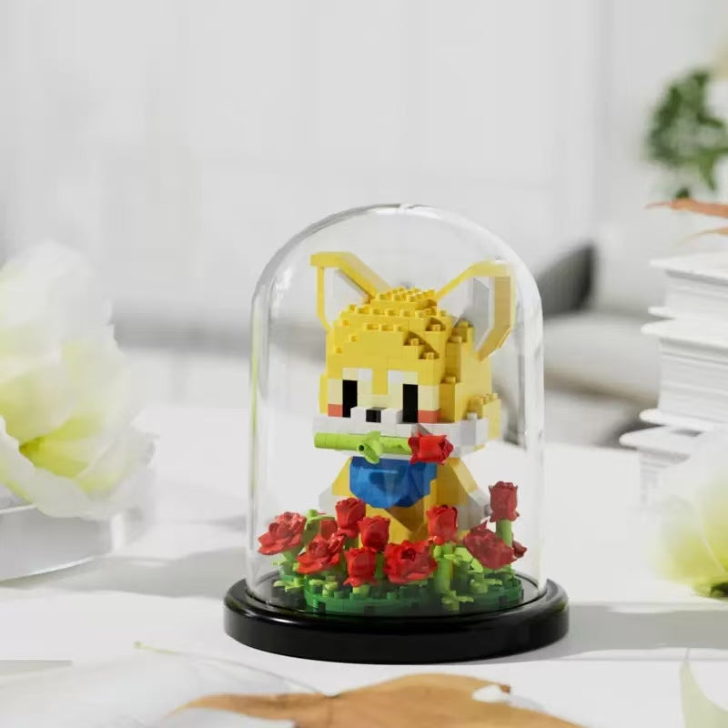 Doll Flower Building Blocks Toy