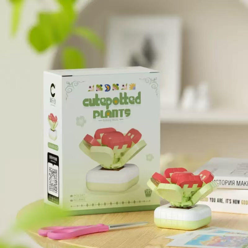 Succulent Plant Building Blocks Toy