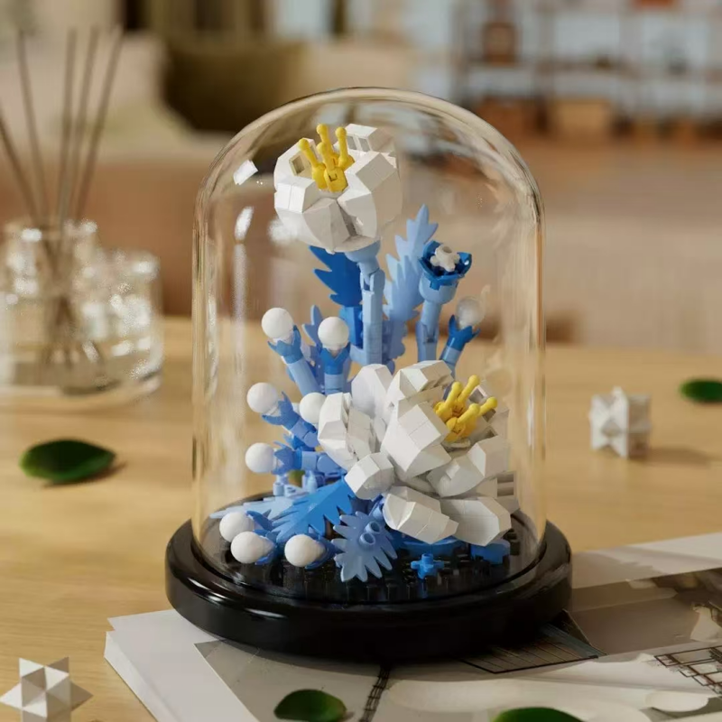 Floral Building Blocks Decoration Set