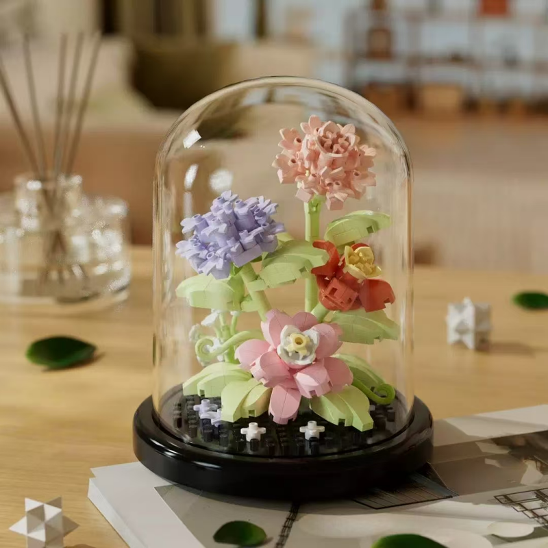 Floral Building Blocks Decoration Set
