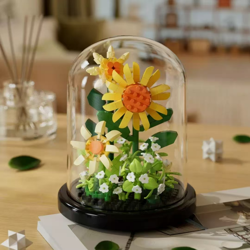 Floral Building Blocks Decoration Set