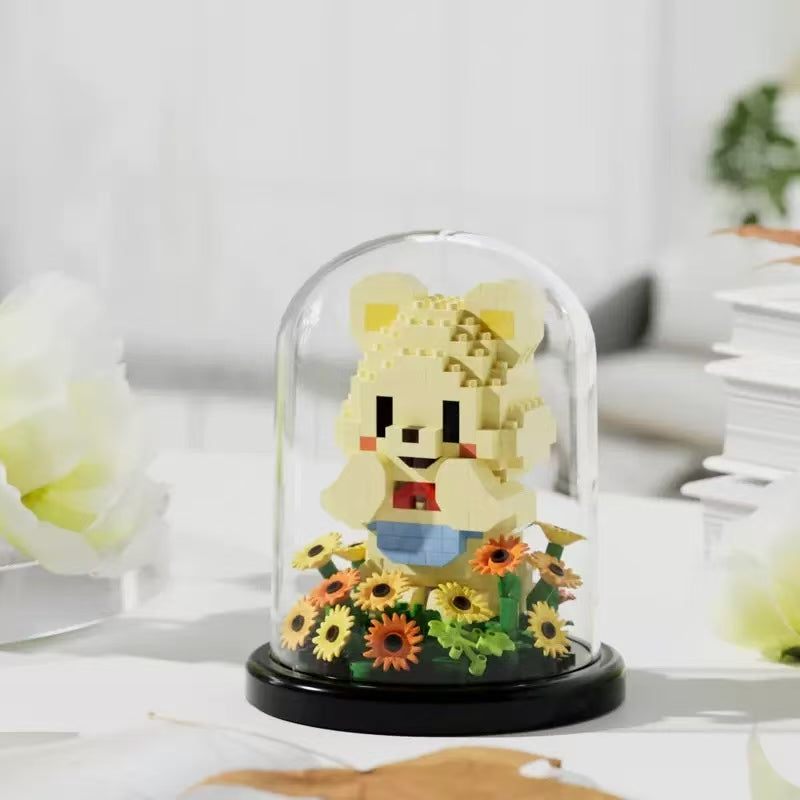Doll Flower Building Blocks Toy