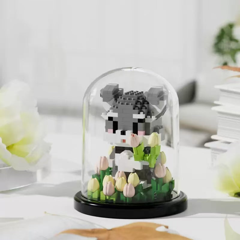 Doll Flower Building Blocks Toy