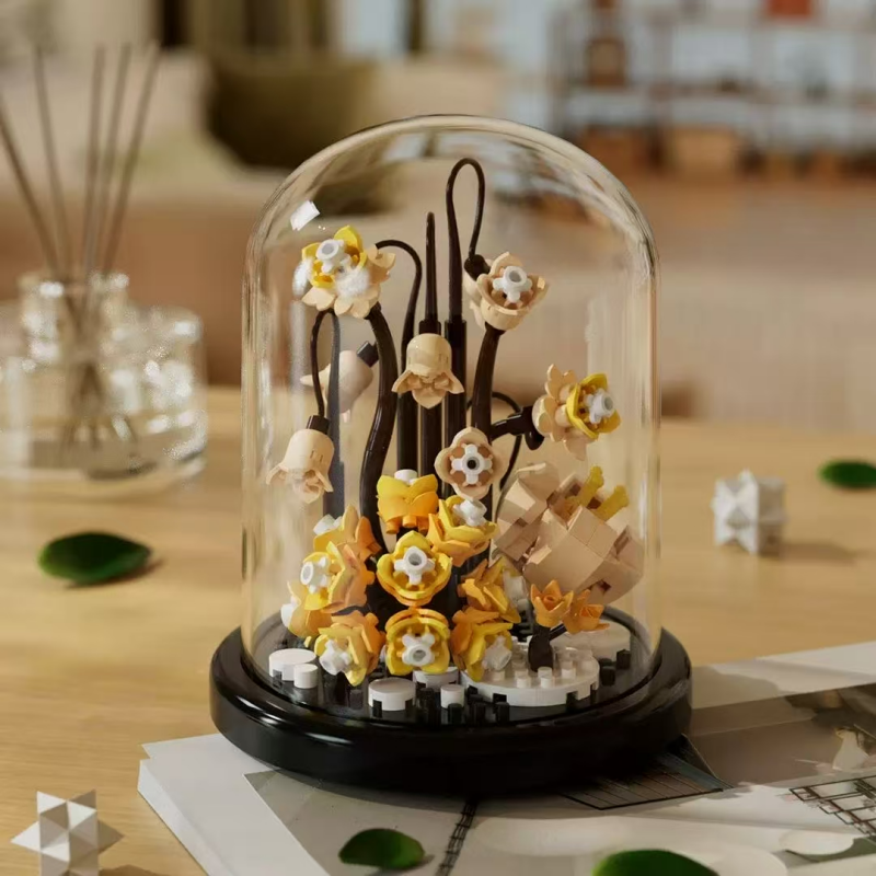 Floral Building Blocks Decoration Set
