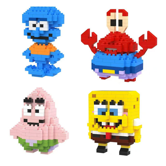 Cartoon Square Brick Toy