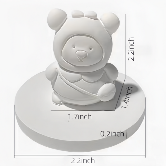 Backpack Bear Plaster Doll