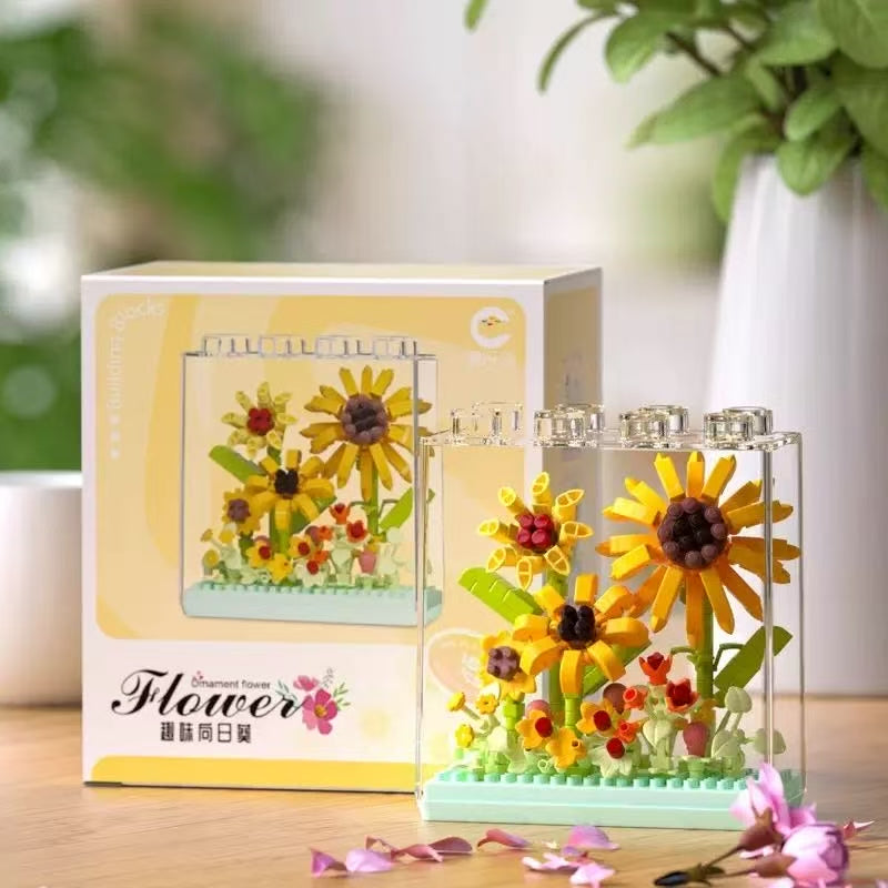 Preserved Flower Building Blocks Toy