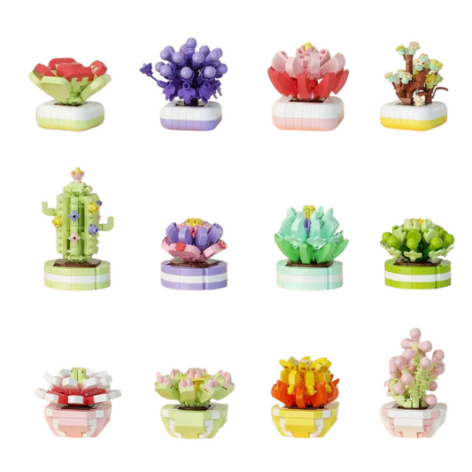 Succulent Plant Building Blocks Toy