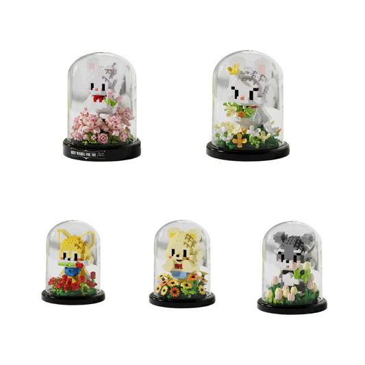 Doll Flower Building Blocks Toy
